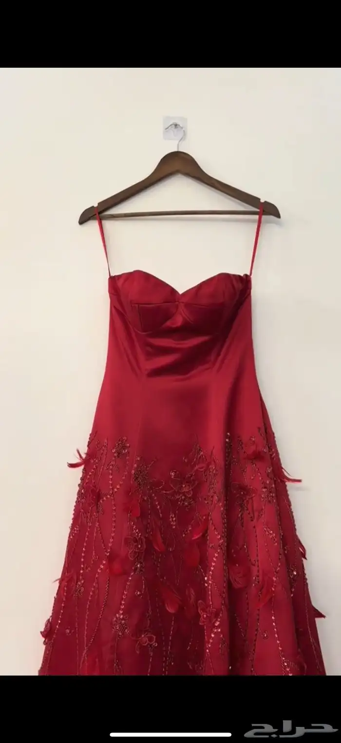 فستان ملكه برغندي 4