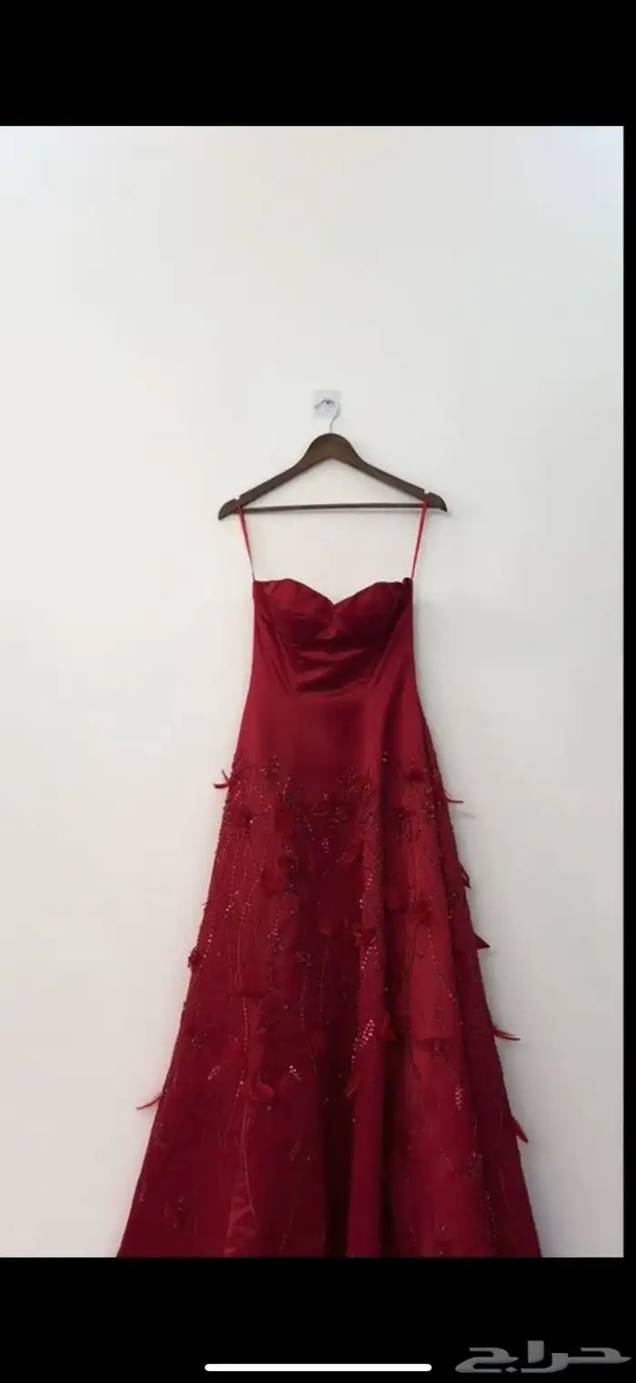 فستان ملكه برغندي 2