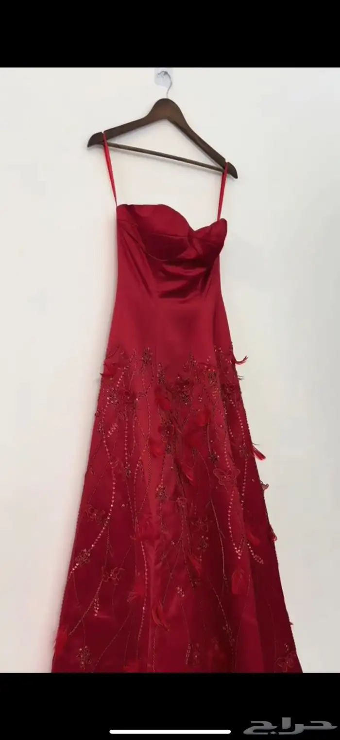 فستان ملكه برغندي 3