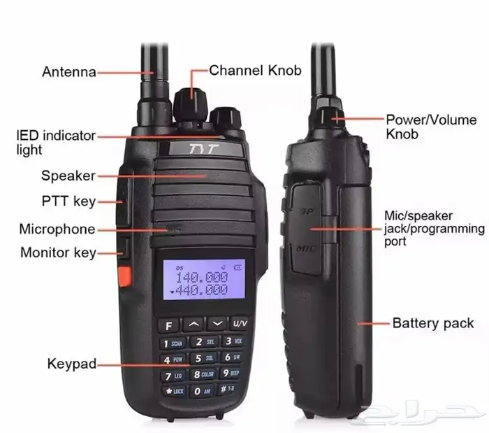 للبيع جهاز tyt لاسلكي وباوفينج جديده 3