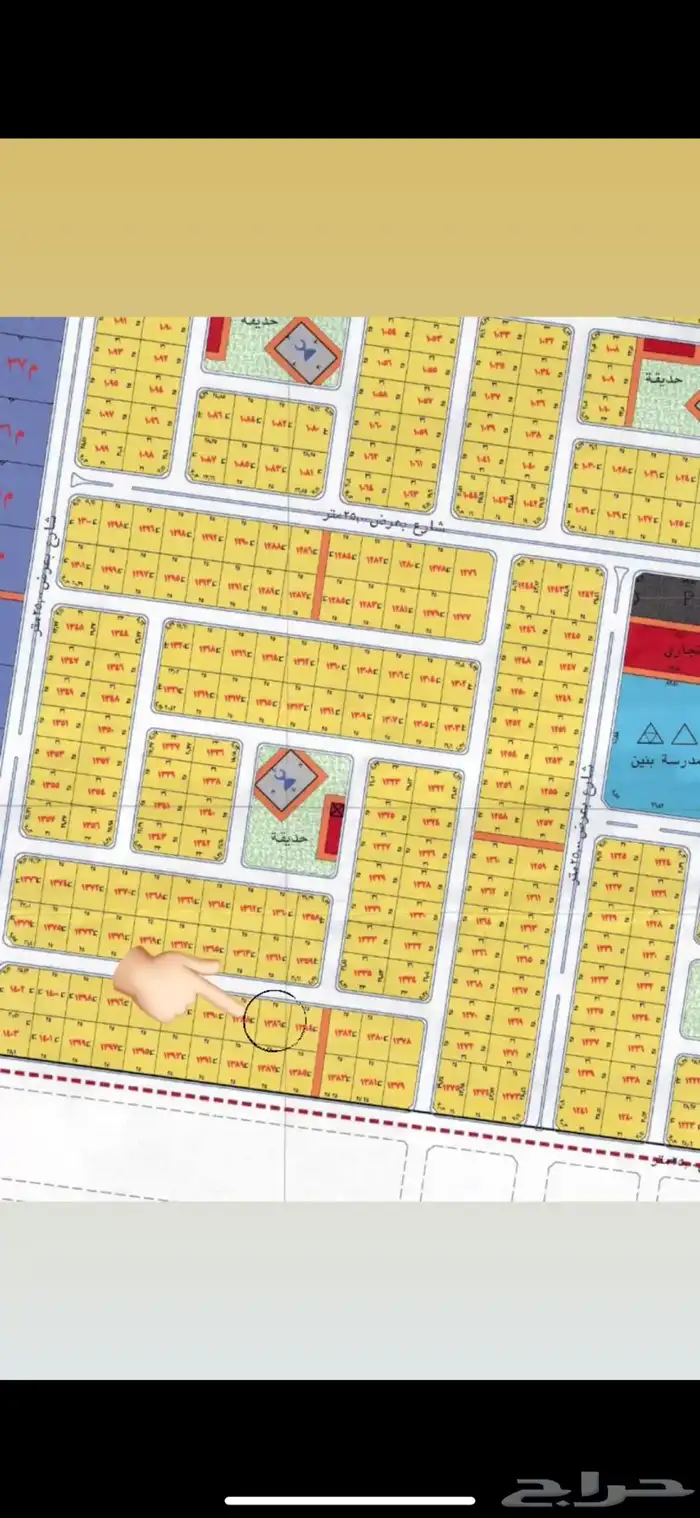 ارض للبيع جدة مخططات طيبة الفرعية ( حي المجد ) 1
