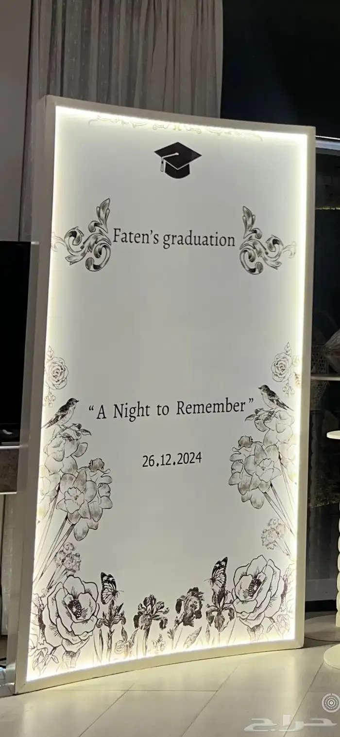 للبيع استاند حفلات بإمكانك انك تشيل الورق وتضع ورق اخر 0