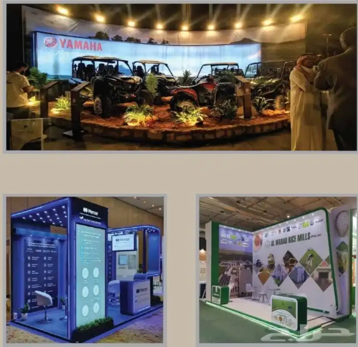 تنفيذ أعمال بوثات العرض للمعارض 3