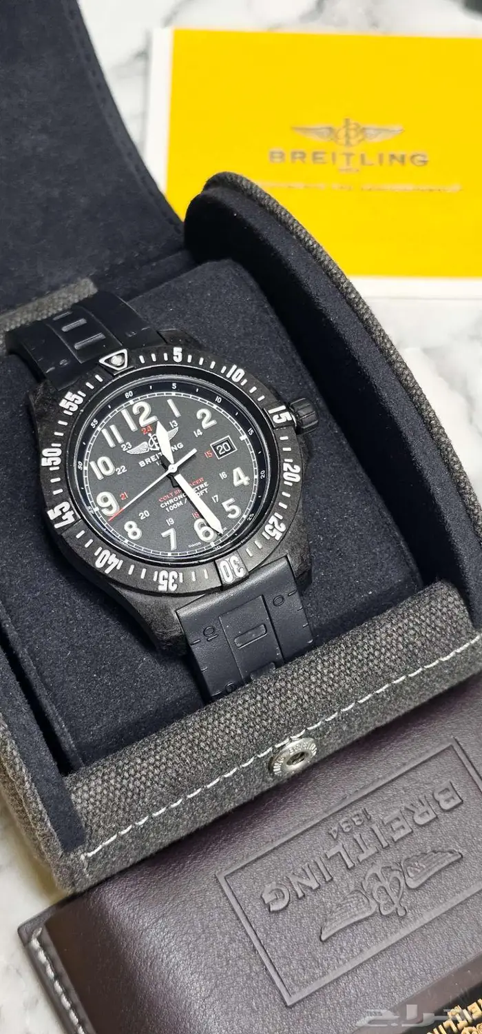 ساعه Breitling بريتلينغ اصليه كاربو فايبر خفيفه 11