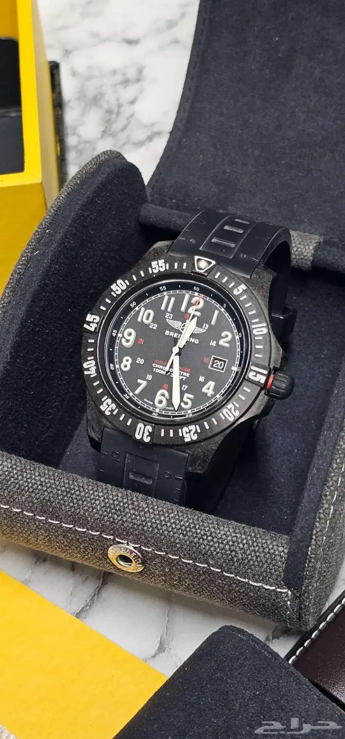 ساعه بريتلينق Breitling اصليه كاربون فايبر جدا خفيفه 7