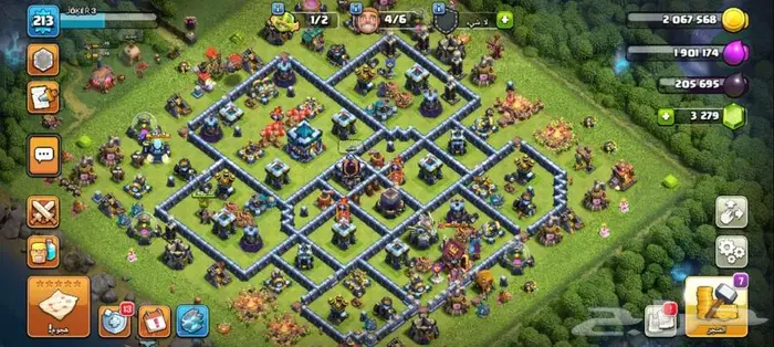 قرية كلاش تاون 13 ماكس الماكس لفل عالي 0