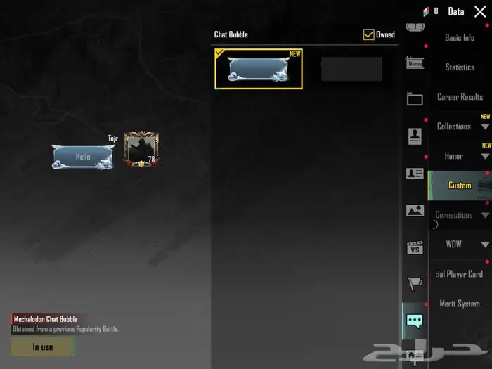 حساب ببجي فخم بسعر طيب 3