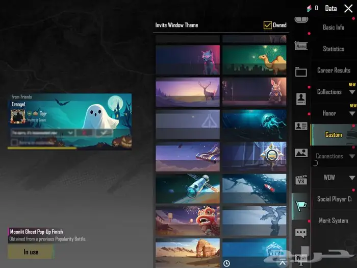 حساب ببجي فخم بسعر طيب 9