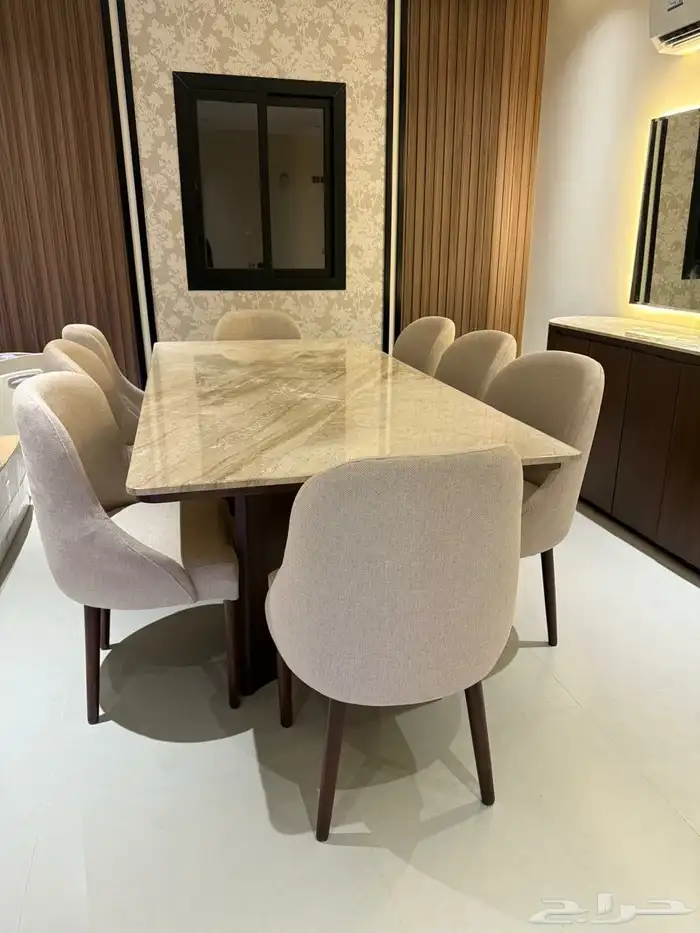 تفصيل سفر الطعام رخام مع بوفيه 0