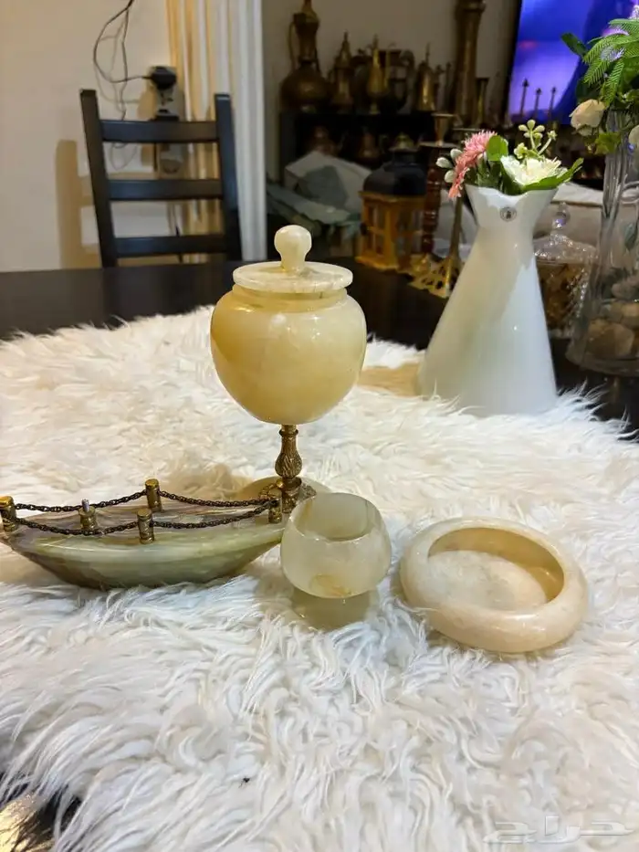 نحاسيات دلل لوحة مباخر فازات اسعار للك قطعه سعر 6