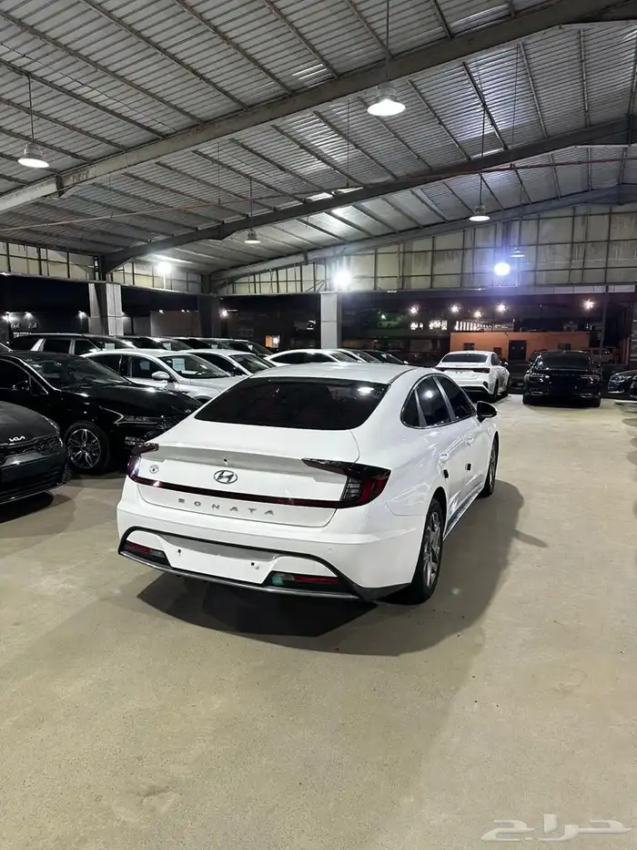 هيونداي سوناتا ابيض 2021 بنزين وارد كوريا 5