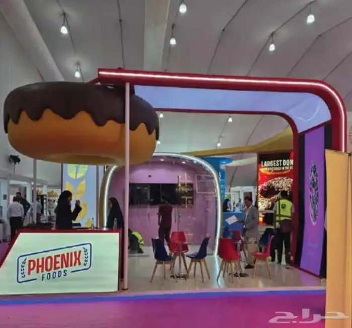 تنفيذ أعمال بوثات العرض للمعارض 1