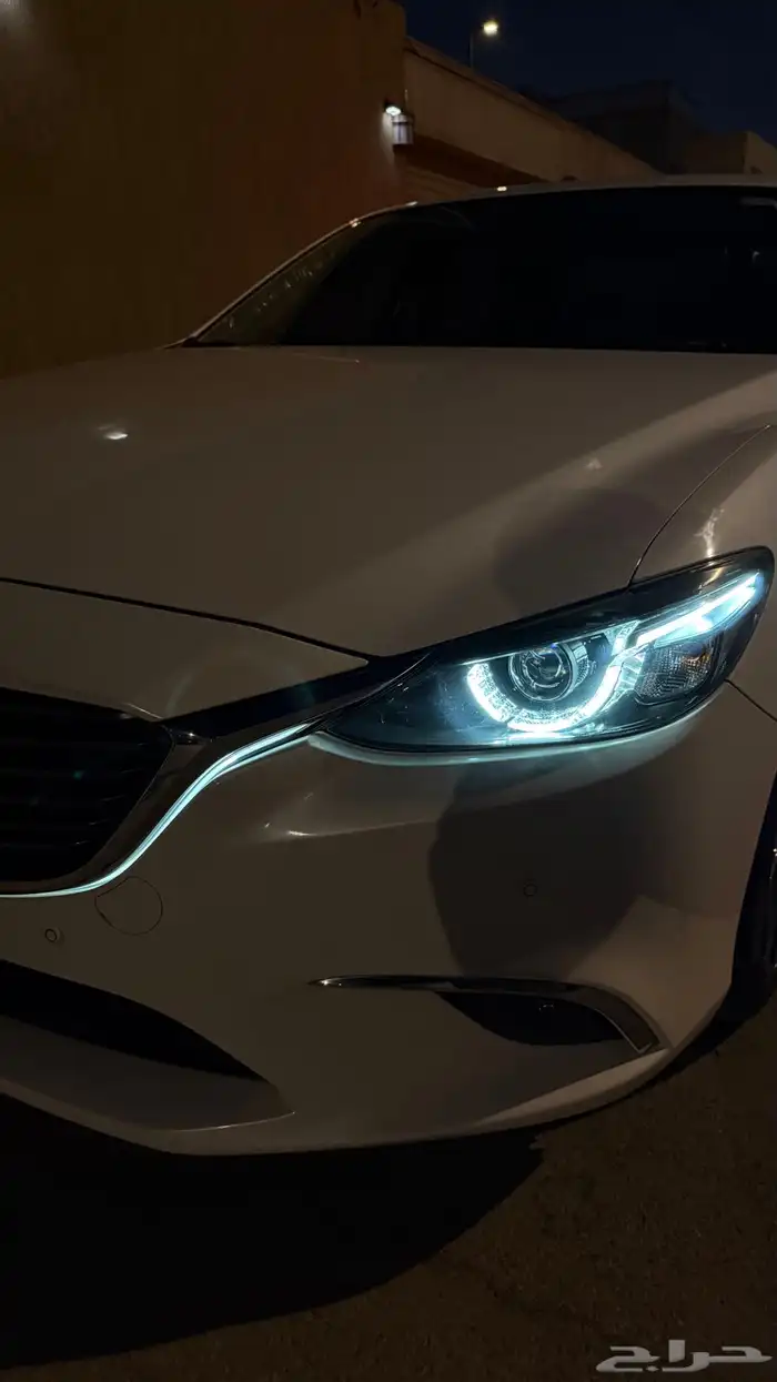 مازدا 6 فل كامل موديل 2018   أبيض لؤلؤي   داخلي أسود 9