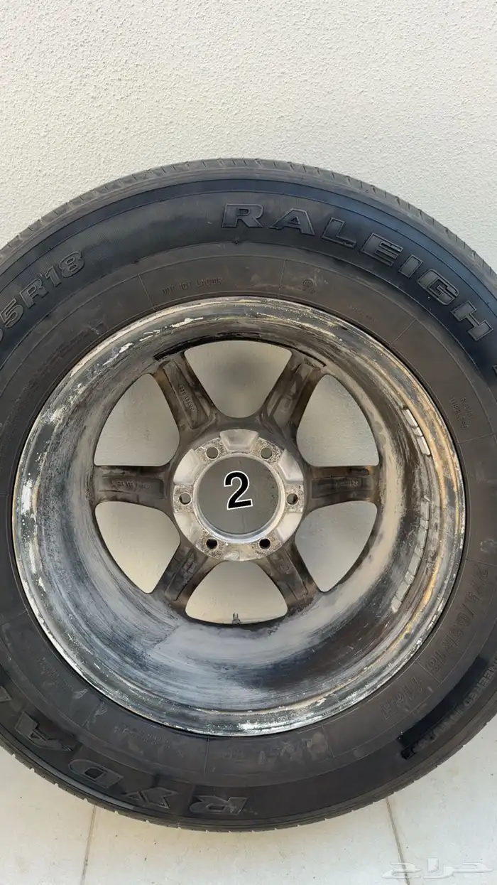 جنوط رايز مقاس 18 مع كفرات ريدانز 4