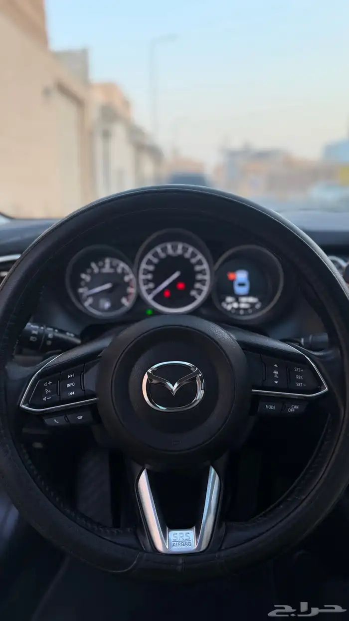 مازدا 6 فل كامل موديل 2018   أبيض لؤلؤي   داخلي أسود 11