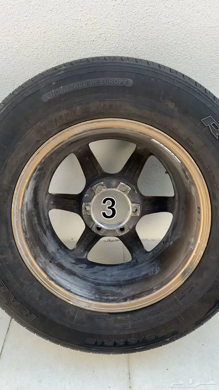 جنوط رايز مقاس 18 مع كفرات ريدانز 6