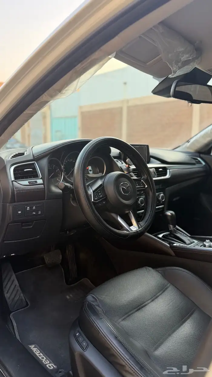 مازدا 6 فل كامل موديل 2018   أبيض لؤلؤي   داخلي أسود 26