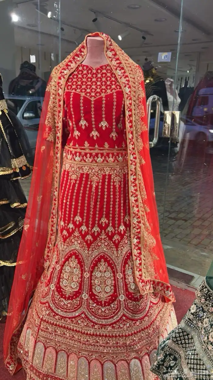 فساتين غمرة وفساتين زفاف وفساتين حناء فساتين هنديه 7