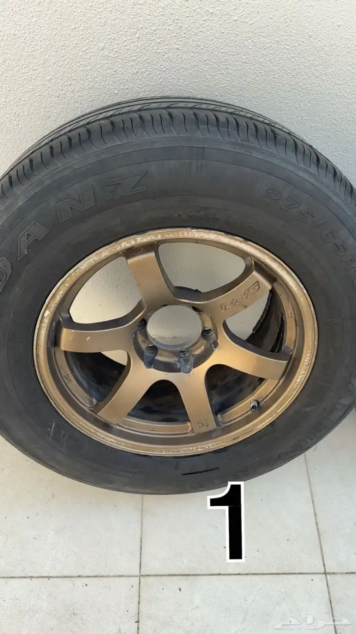 جنوط رايز مقاس 18 مع كفرات ريدانز 1