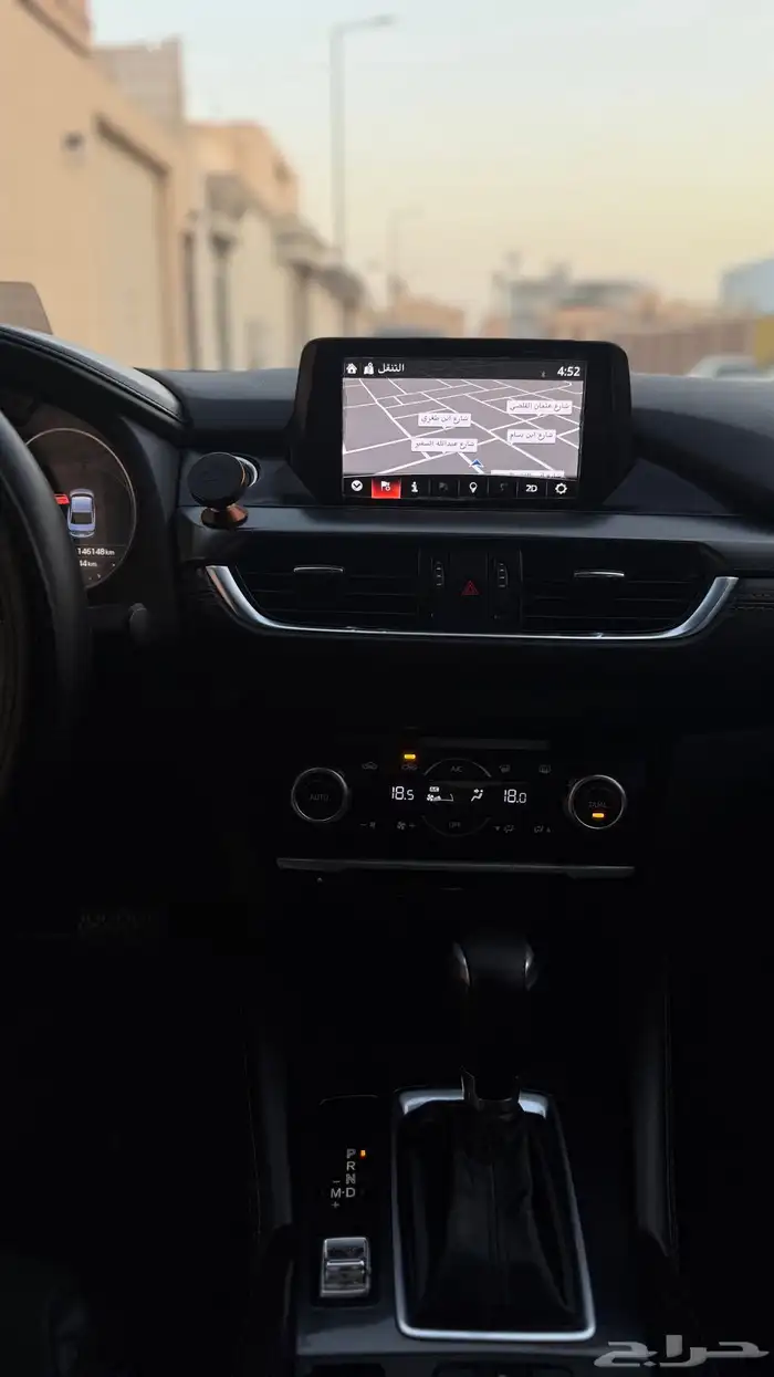 مازدا 6 فل كامل موديل 2018   أبيض لؤلؤي   داخلي أسود 13