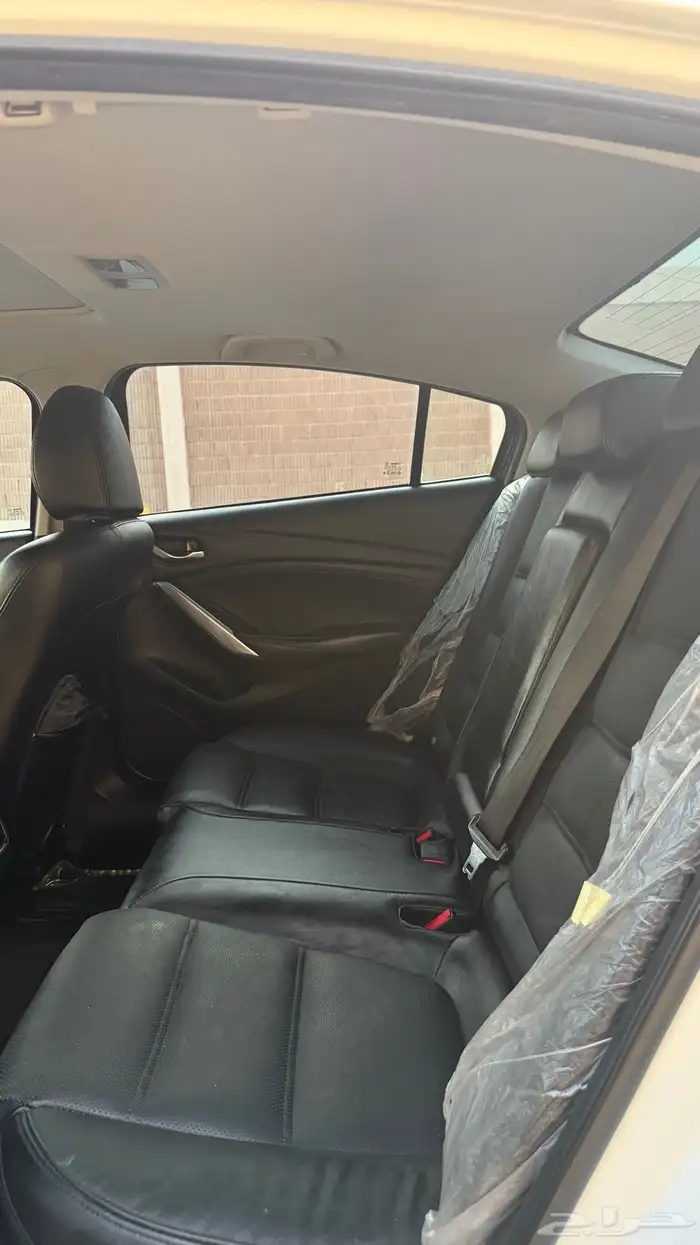 مازدا 6 فل كامل موديل 2018   أبيض لؤلؤي   داخلي أسود 24