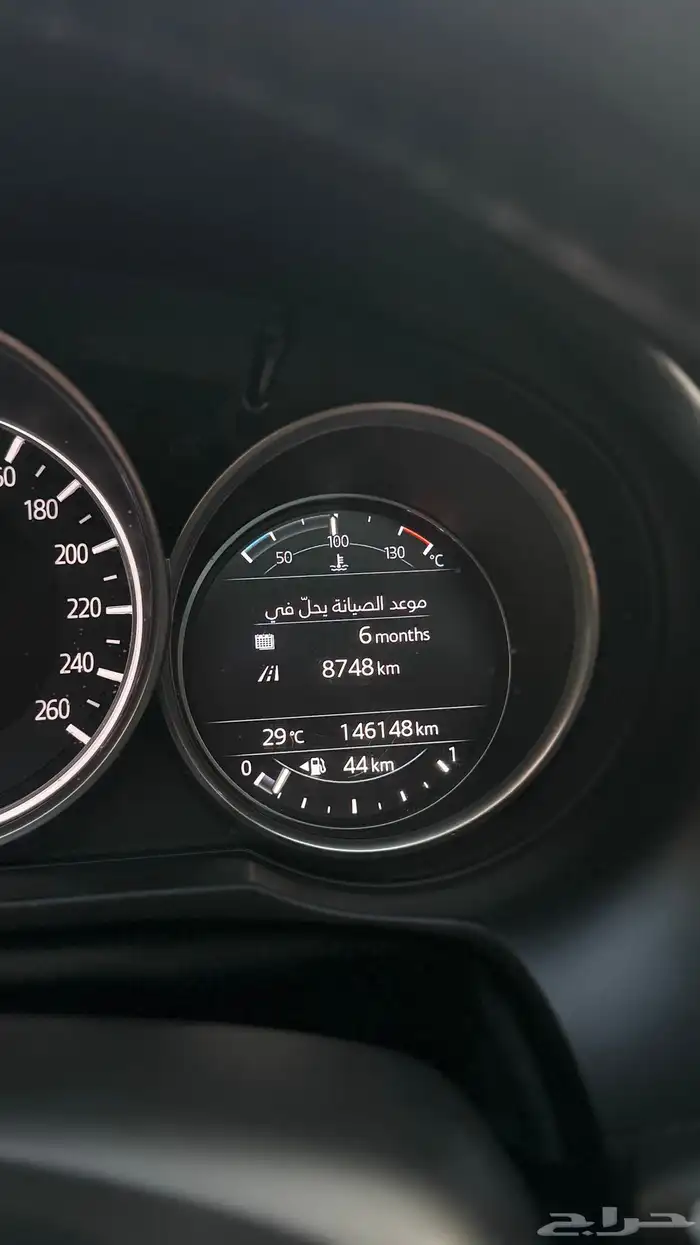 مازدا 6 فل كامل موديل 2018   أبيض لؤلؤي   داخلي أسود 14