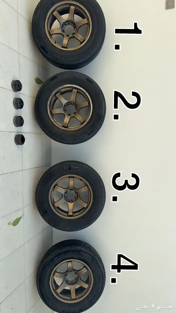 جنوط رايز مقاس 18 مع كفرات ريدانز 0