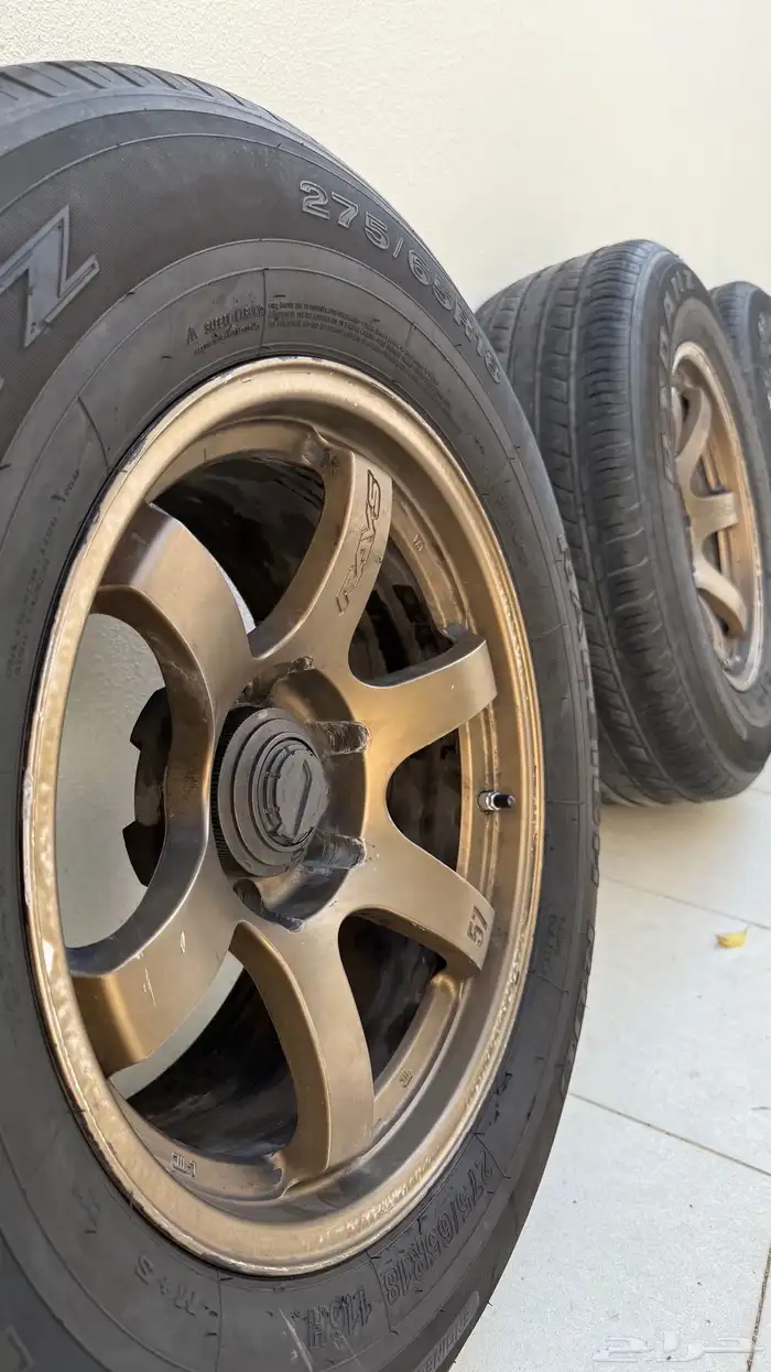 جنوط رايز مقاس 18 مع كفرات ريدانز 15