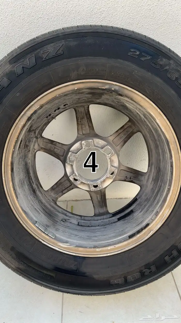 جنوط رايز مقاس 18 مع كفرات ريدانز 8