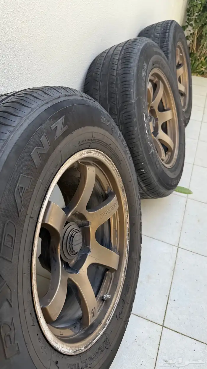 جنوط رايز مقاس 18 مع كفرات ريدانز 16