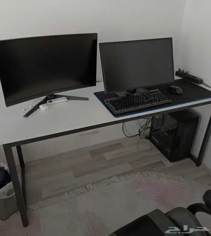 طاولة كبيرة للقيمنق I مكتب خشبي للكمبيوتر 2