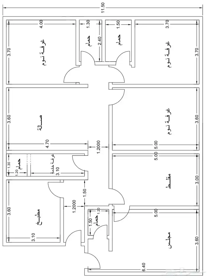 شقة 5غ حي النزهة مساحة 165م السعر399الف و2و3و4و5غ تبدأ299الف 2