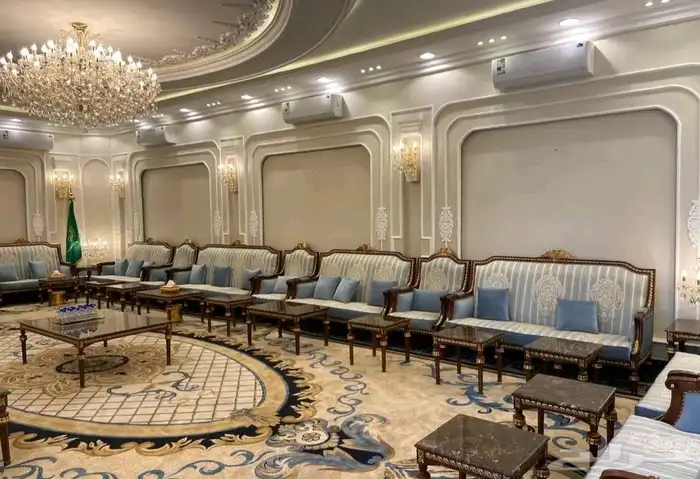 كنب ملكي مصري خشب زان أحمر 7