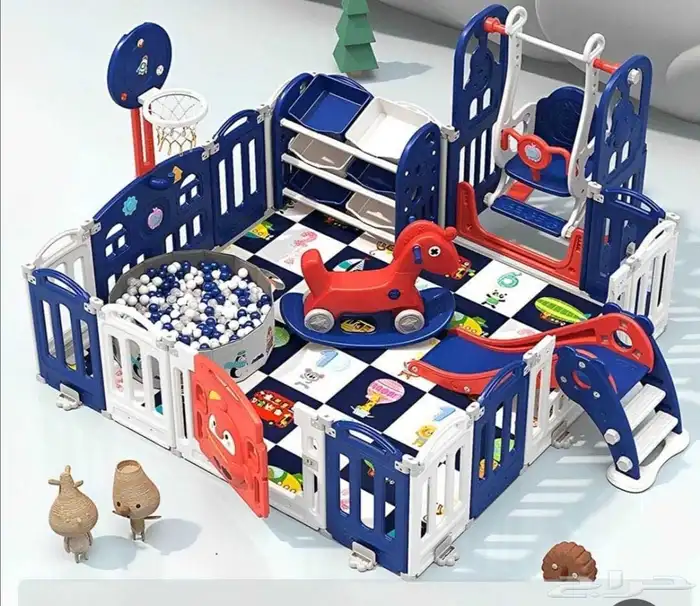 حواجز الطفال مع العاب 1