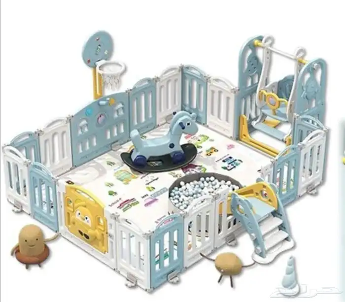 حواجز الطفال مع العاب 3