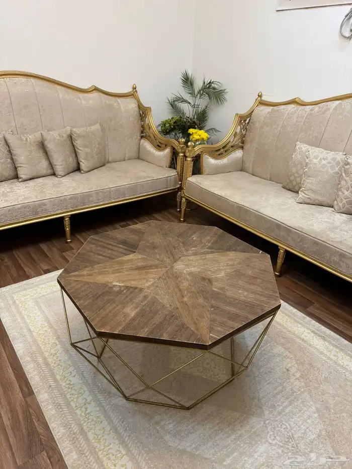 كنب ثلاث قطع جوده عاليه 5