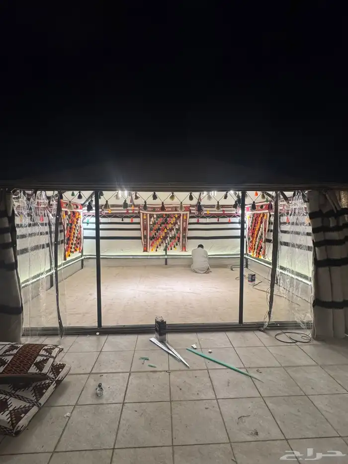 بيوت شعر جديدة ابيض واسود جميع المقاسات 2