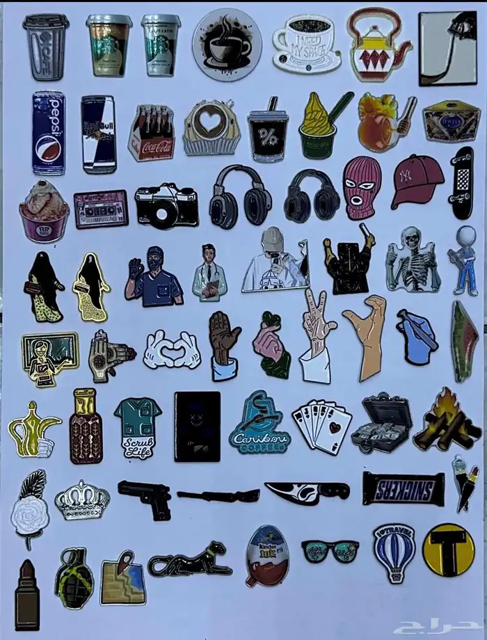 ملصقات جوال خلفيه 7