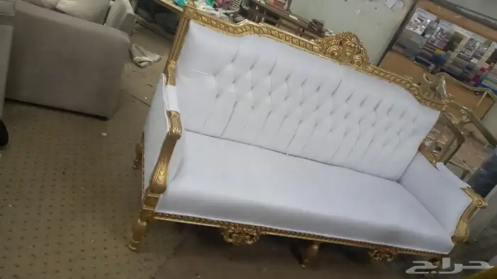 كنب ملكي مصري خشب زان أحمر 33