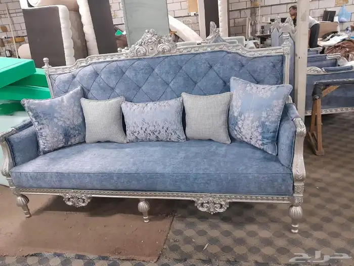 كنب ملكي مصري خشب زان أحمر 32