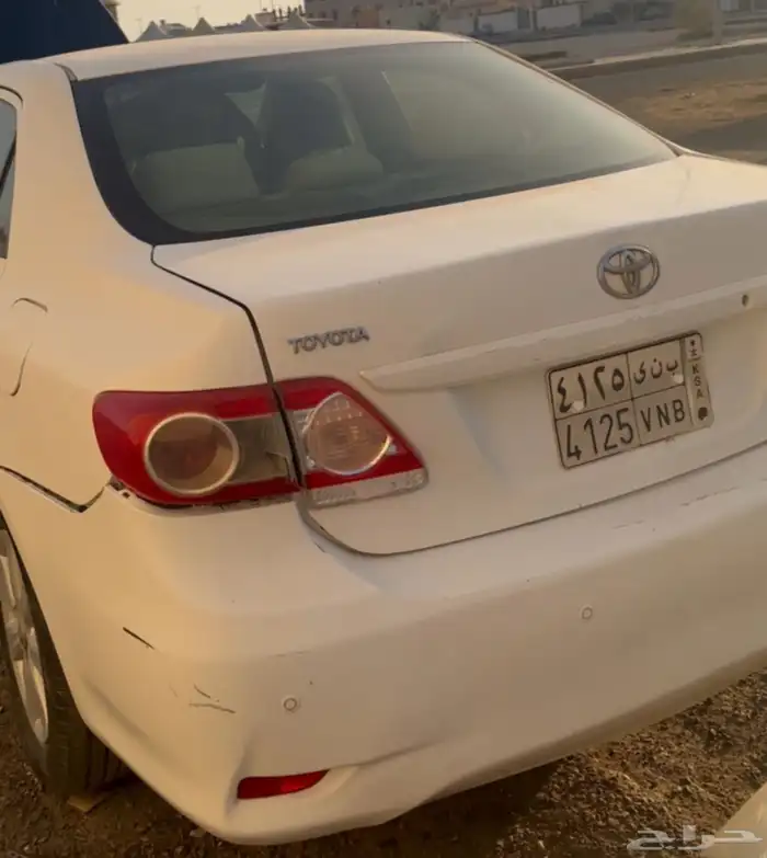 كورلا 2013 اللون ابيض 1