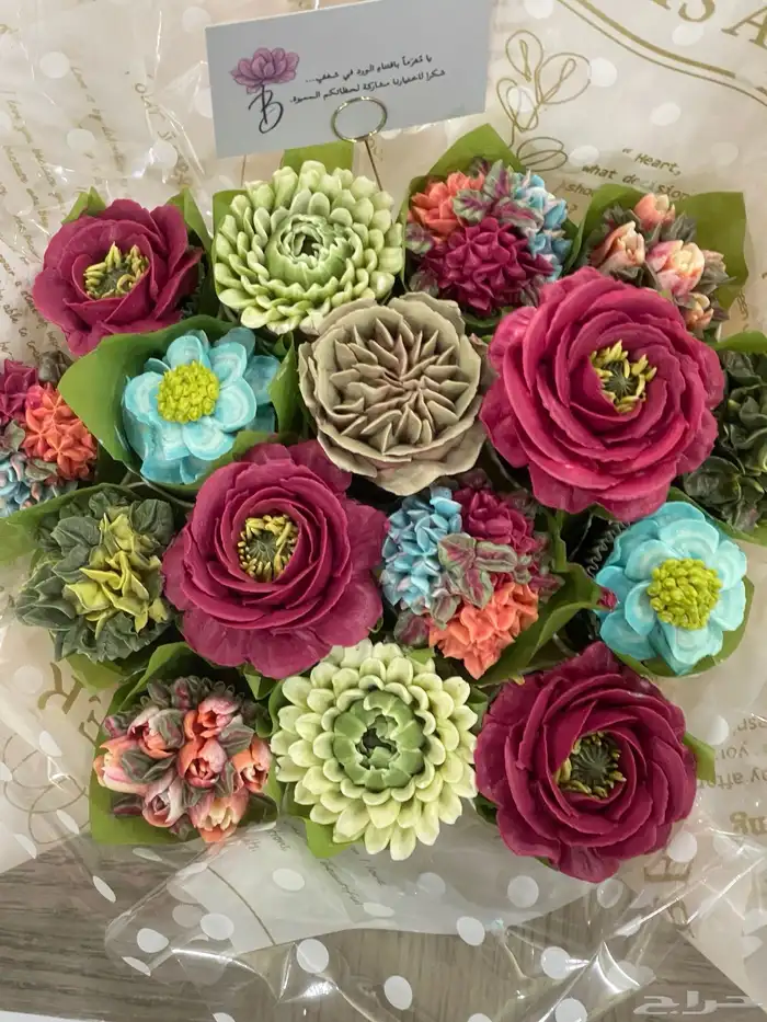 بوكيه كب كيك 1