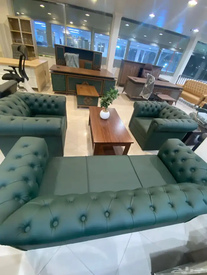 طقم مكتب طقم كنب طقم كرسي طاولة اجتماع مح كرسي مكتب إداري 70