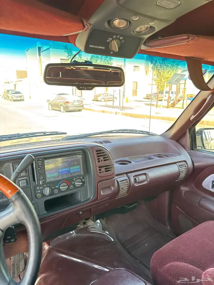 للبيع جمس سوبربان 1996 وارد الجميح عنابي داخلي عنابي 19