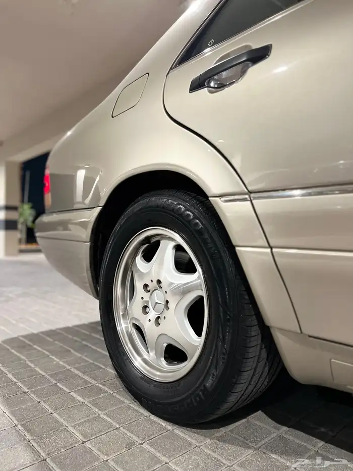 مرسيدس شبح S500 مخزن 1995 ممشى قليل جفالي سعودي وكالة 17