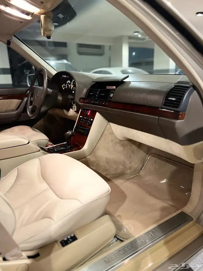 مرسيدس شبح S500 مخزن 1995 ممشى قليل جفالي سعودي وكالة 48
