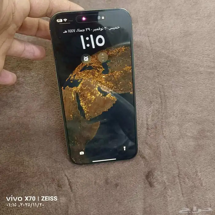 16برو مكس ذاكره 265 فيه ضمان ابل كير بطاريه 97 استخدم 5 اشه 4