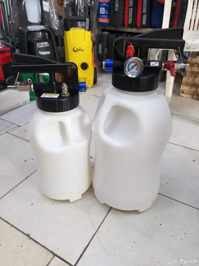 جهاز تعبئة وشفط زيت الجير بالهواء 0