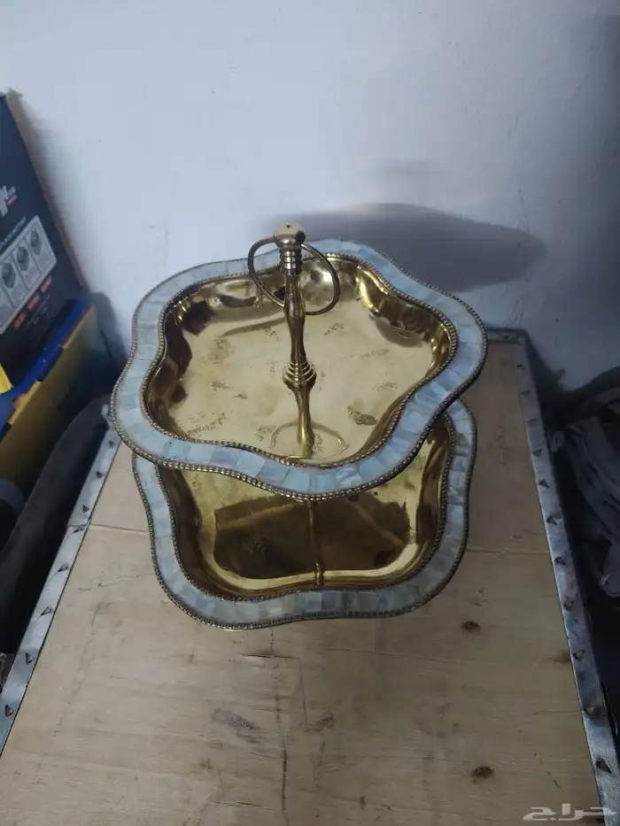 طقم تقديم نحاس تحفه 3