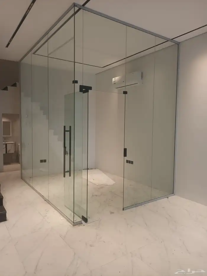 زجاج سكريت وتركيب واجهت زجاج سكريت وتركيب المنيوم دبل 5